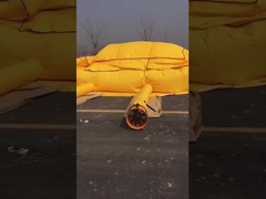 Использование спасательной подушки и надувание спасательной подушки