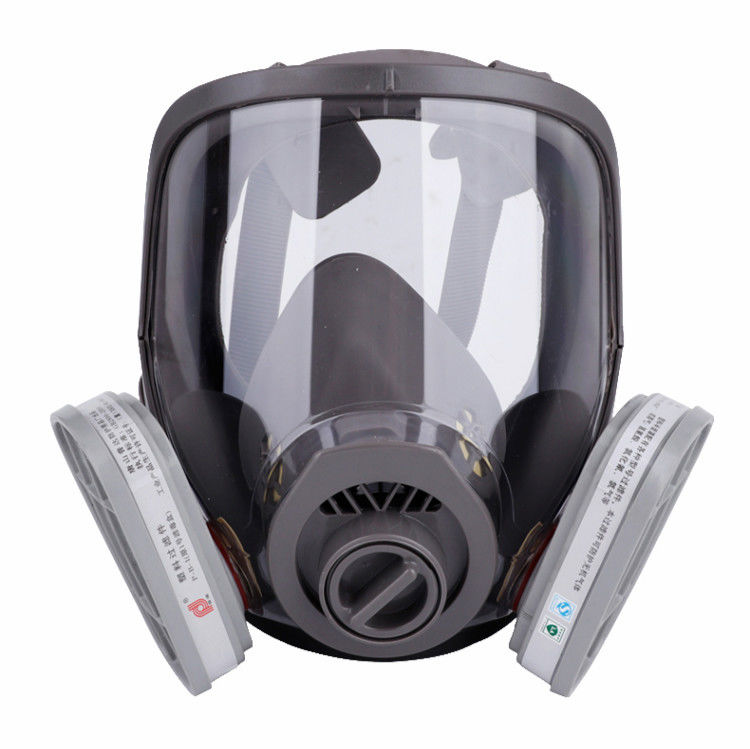 Full Face Respirator Gas Mask With Double Filters