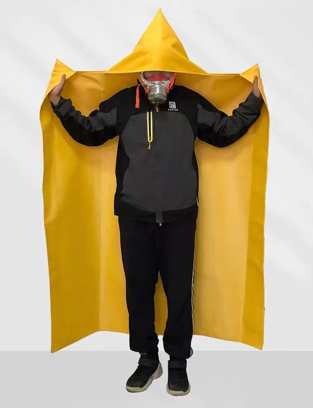 Orange Thickened Flame Retardant Insulation Fireproof Escape Glass Fiber Fire Extinguishing Blanket Cape