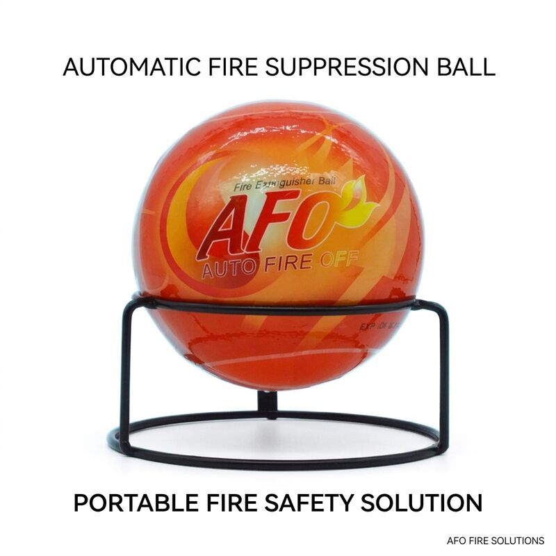 A hanging automatic fire ball used to extinguish fires