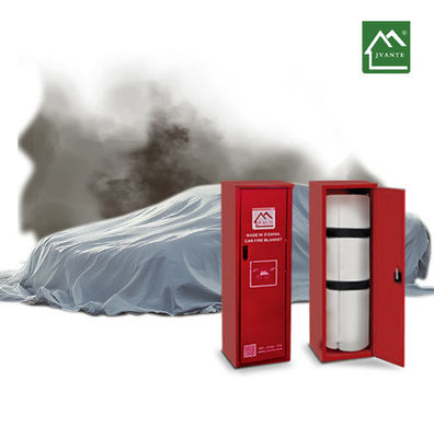 Белое огнетушительное одеяло 550°C Температура Долгосрочная защита Для безопасности автомобилей