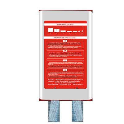 Коробка огневое одеяло из стекловолокна 1,2 м*1,2 м Цвет: белая Синяя лента Материал из стеклянного волокна