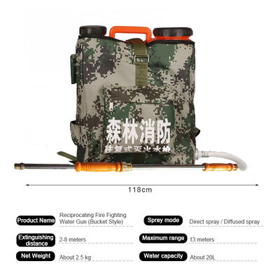 Рюкзак с противопожарным пистолетом с водой 20L портативный огнетушительный распылитель